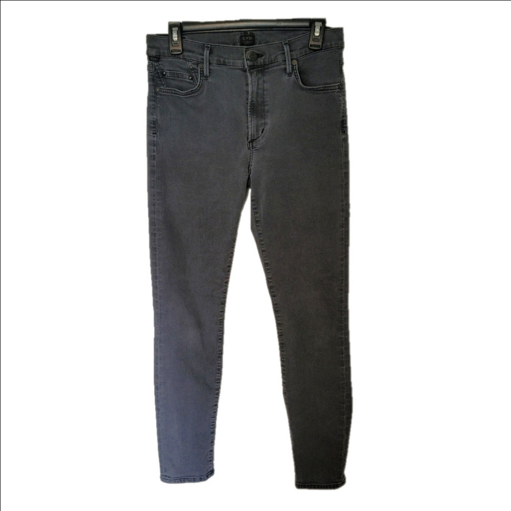 Citizens of Humanity Rocket High-Rise Skinny Jeans Gray Size 30 | Sculpting - Picture 4 of 7